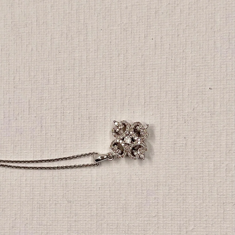 Sterling Silver Diamond Pendant Necklace (1/3 ct. tw.) - Picture 12 of 16